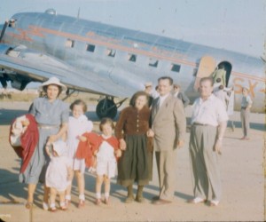 Αεροδρόμιο Αγρινίου, δεκαετία ‘50: «Ο θείος από Αμερική»